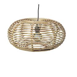 Foto van Hanglamp rotan rond - (d)60 x (h)30 cm