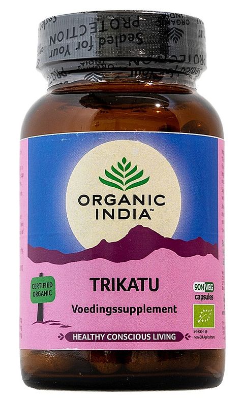 Foto van Organic india trikatu vegicaps