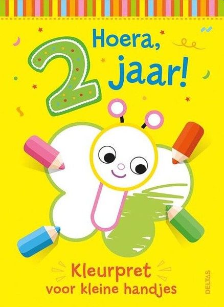 Foto van Kleurpret voor kleine handjes hoera, 2 jaar!