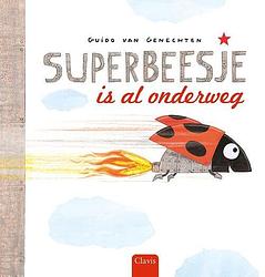 Foto van Superbeesje is al onderweg - guido van genechten - kartonboekje;kartonboekje (9789044851915)