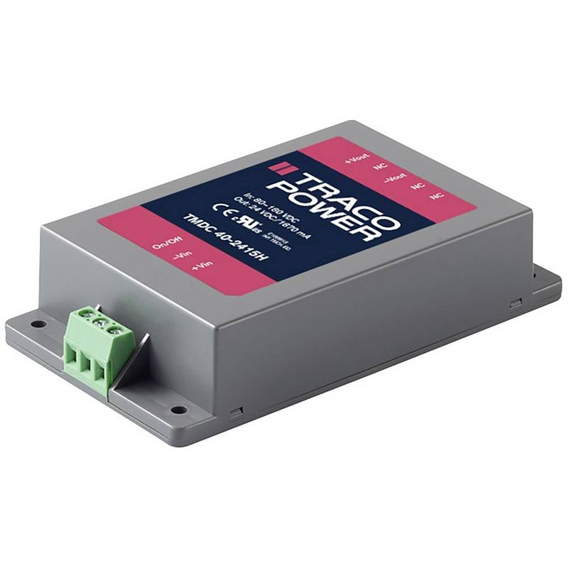 Foto van Tracopower tmdc 40-7222h dc/dc-converter 1670 ma 40 w aantal uitgangen: 2 x