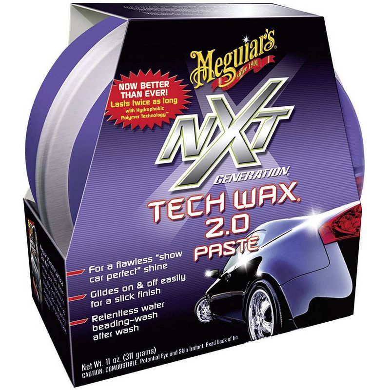 Foto van Meguiars nxt tech wax 2.0 g12711 autowax 311 g