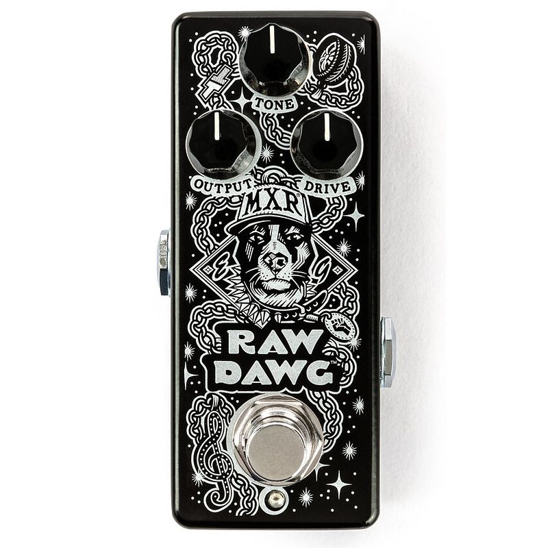 Foto van Mxr eg74 raw dawg overdrive met gebalanceerde midrange en extra gain