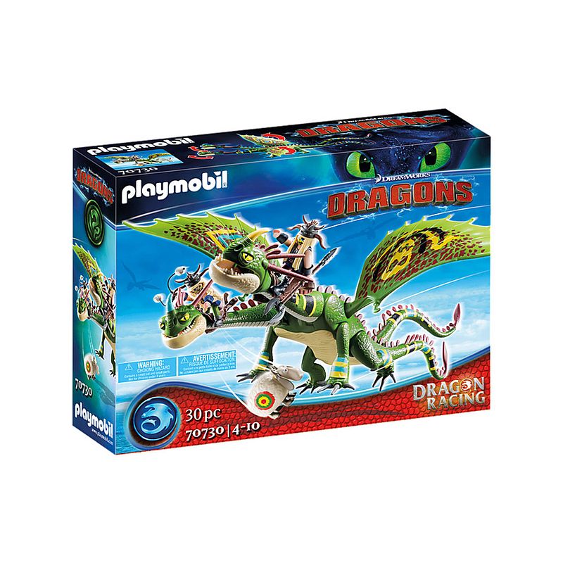 Foto van Playmobil dragon racing: schorrie & morrie (70730)