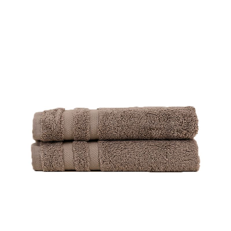 Foto van Presence 2-pack: gastendoekjes kleur: taupe