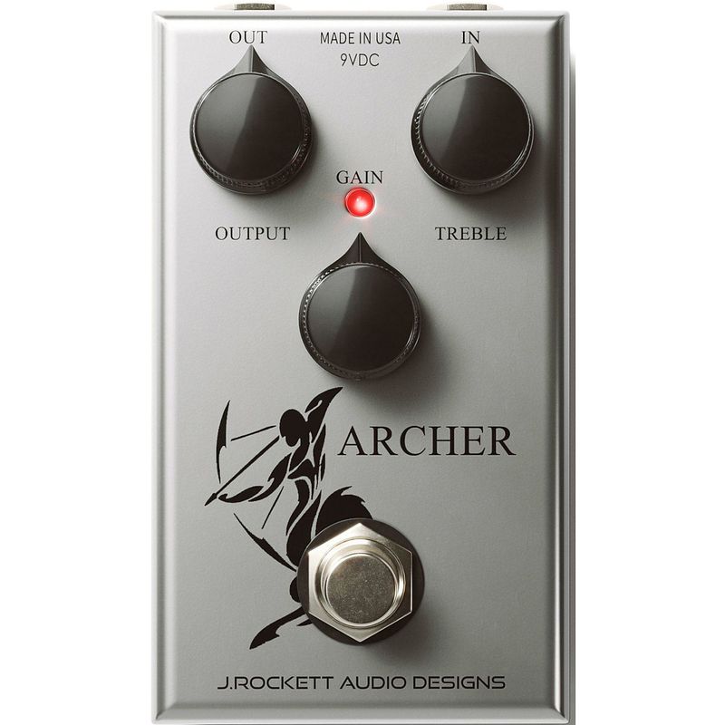 Foto van J. rockett the jeff archer limited edition boost overdrive effectpedaal