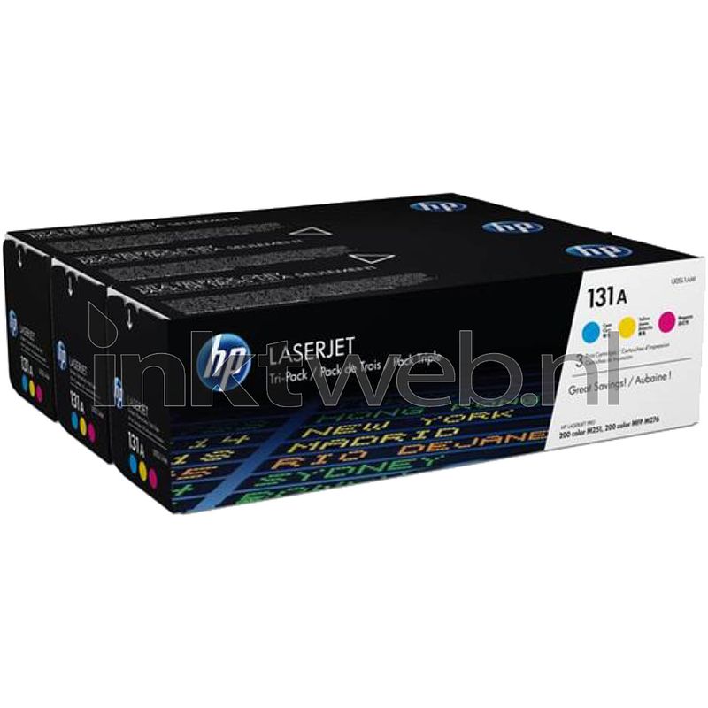 Foto van Hp 131a 3-pack kleur toner