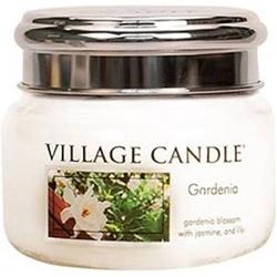Foto van Village candle geurkaars gardenia 8 x 9,5 cm wax/glas wit