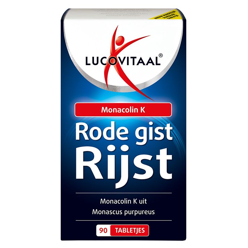 Foto van Lucovitaal rode gist rijst tabletten