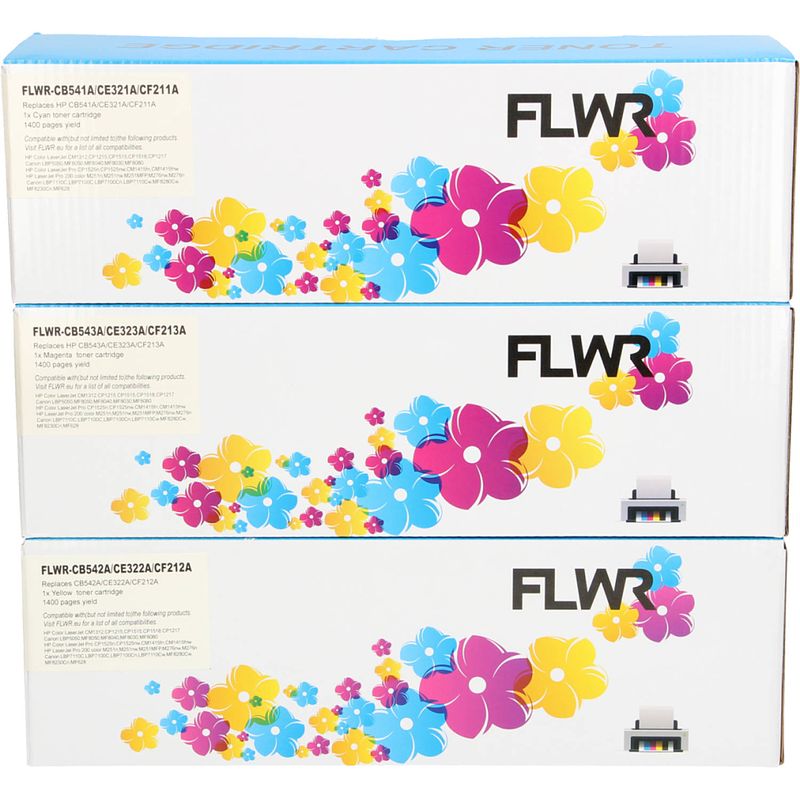 Foto van Flwr hp 131a 3-pack kleur toner