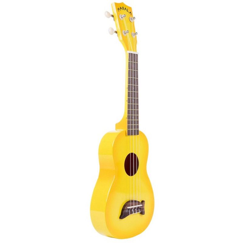 Foto van Kala makala dolphin yellow burst sopraan ukelele