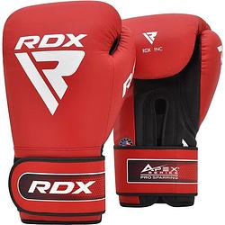 Foto van Rdx sports bokshandschoenen pro sparring apex a5 - rood - 16oz - kunststof