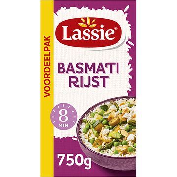 Foto van Lassie basmati rijst 750 g duurzaam bij jumbo