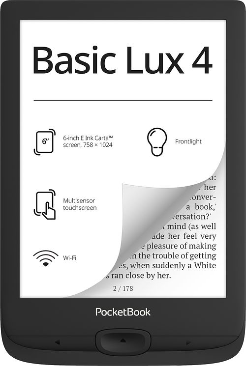 Foto van Pocketbook ereader - basic lux 4 - box (7640152093968)