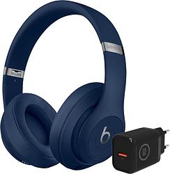 Foto van Beats studio3 wireless blauw + bluebuilt oplader