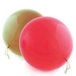 Foto van Folat punchballonnen 45 cm latex rood/groen 2-delig