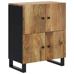 Foto van Vidaxl dressoir met 4 deuren 60x33x75 cm massief mangohout