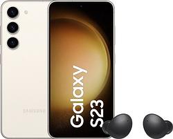 Foto van Samsung galaxy s23 256gb crème 5g + galaxy buds 2 zwart