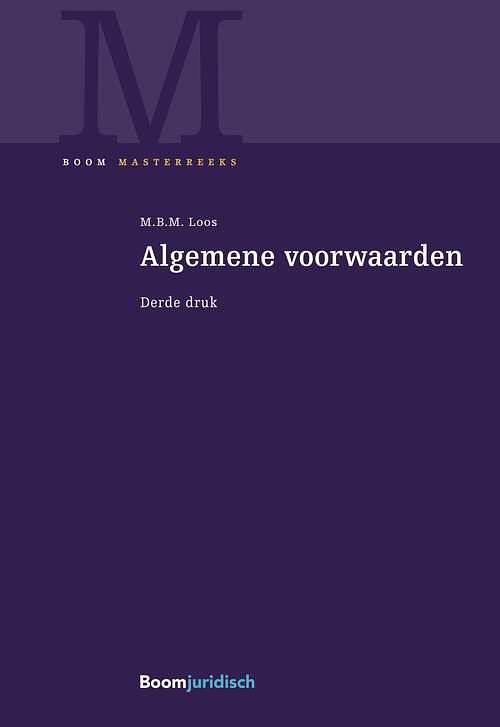 Foto van Algemene voorwaarden - m.b.m. loos - ebook (9789400112872)