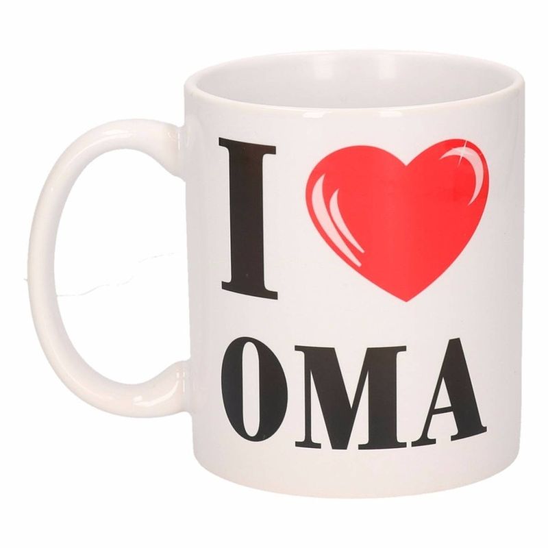 Foto van I love oma beker / mok 300 ml