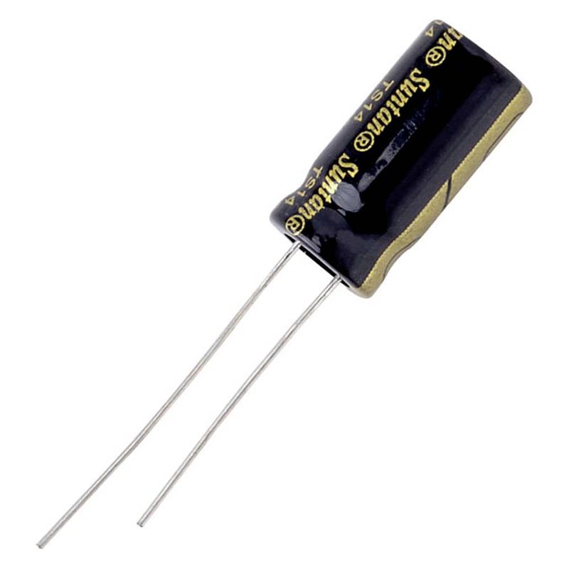 Foto van Suntan ts14011v331msb040r elektrolytische condensator 3.5 mm 330 µf 35 v 20 % (l x b) 16 mm x 8 mm 1 stuk(s)