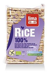 Foto van Lima dunne rijstwafels zonder zout 130gr