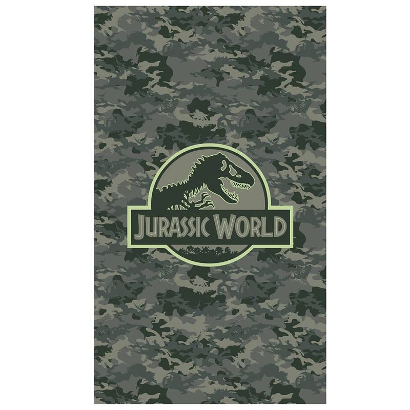 Foto van Jurassic world logo - strandlaken - 70 x 120 cm - groen