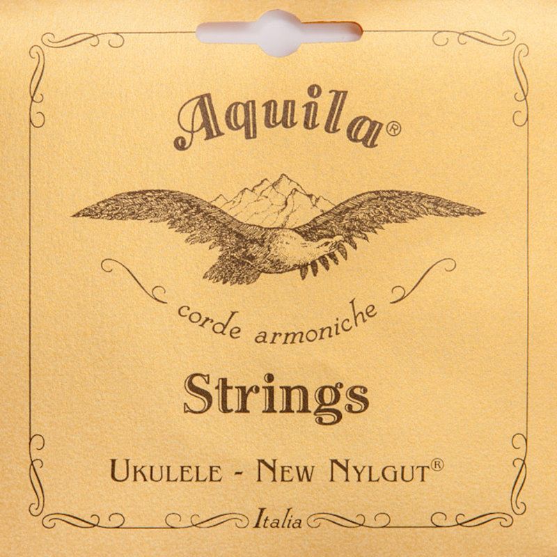 Foto van Aquila 42u new nylgut set snaren voor banjolele