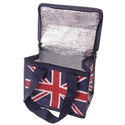 Foto van Kleine koeltas union jack/united kingdom print voor 6/sixpack blikjes - koelboxen/koeltassen - lunchtrommel