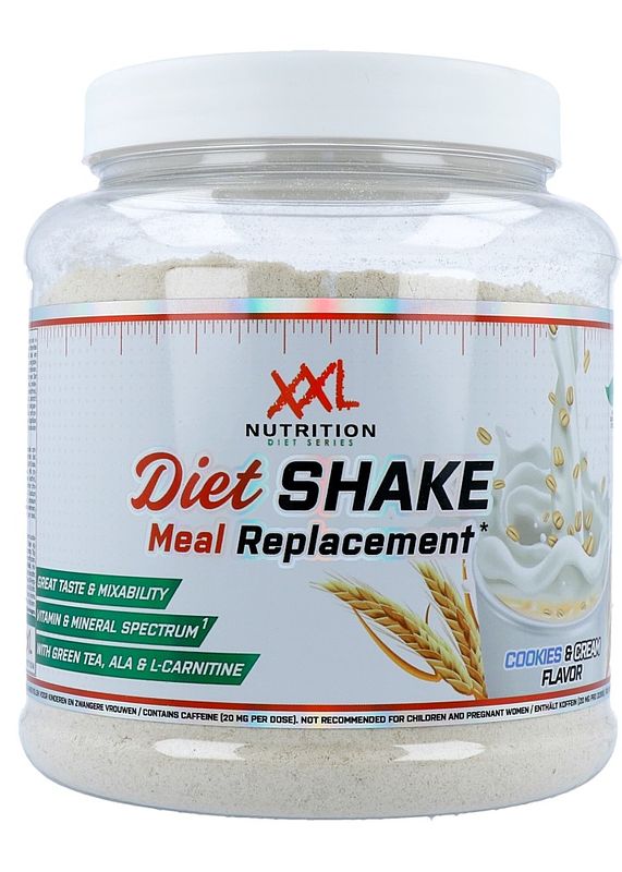 Foto van Xxl nutrition diet shake - cookies & cream