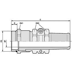 Foto van Lapp 52001000 wartel pg9 messing messing 50 stuk(s)