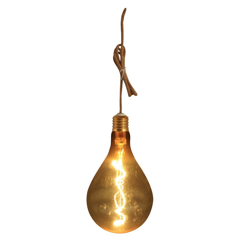 Foto van Luxform lighting - luxform batterij pear bulb old look filament