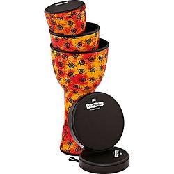 Foto van Meinl vr-sdjset-nh vivarhythm pop off soft sound djembe set