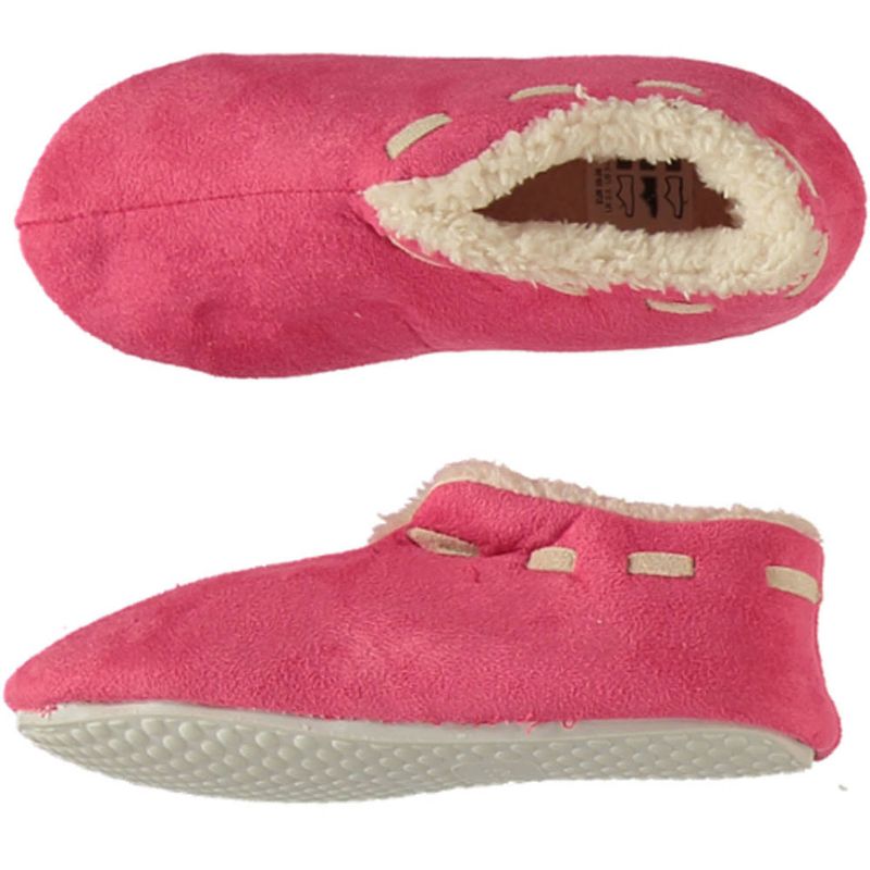 Foto van Spaanse pantoffels/sloffen roze voor meisjes/kinderen 33-34 - sloffen - kinderen