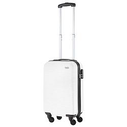 Foto van Travelz horizon handbagagekoffer - 54cm handbagage met cijferslot - wit