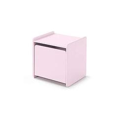 Foto van Vipack nachtkastje kiddy - 1 deur - oud roze - leen bakker