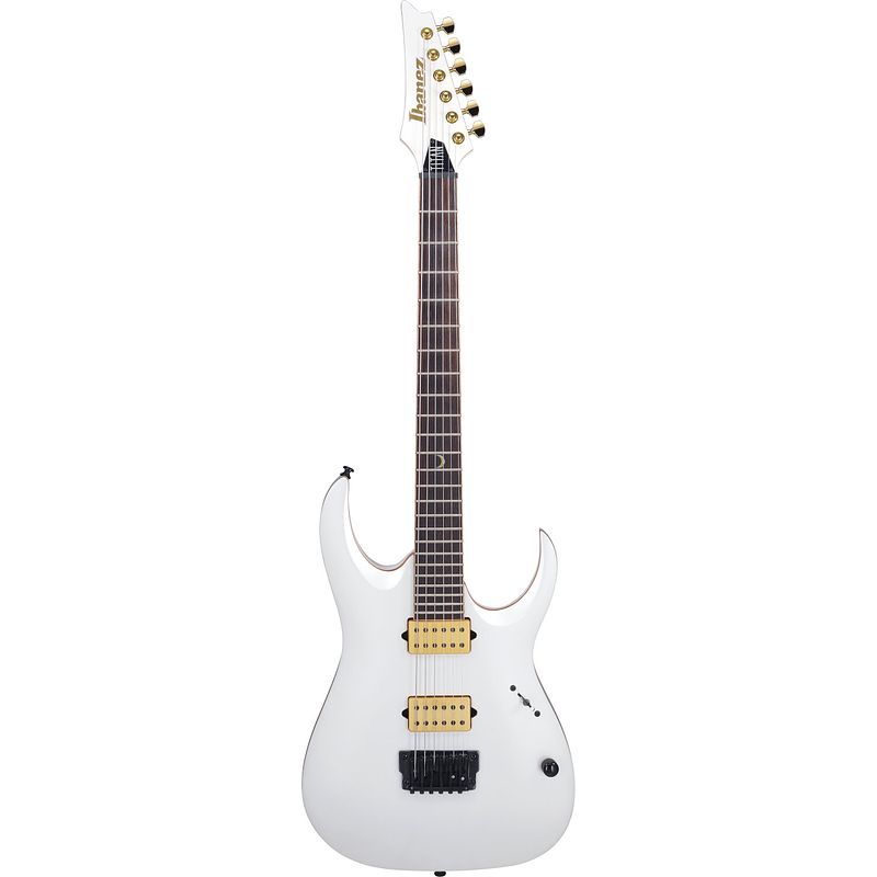 Foto van Ibanez jbm10fx pearl white matte jake bowen signature elektrische gitaar