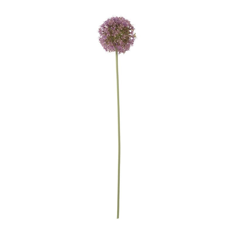 Foto van Kunstbloem allium - paars - 64 cm