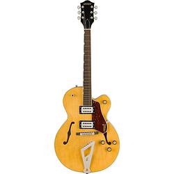 Foto van Gretsch g2420 streamliner hollow body chromatic ii tailpiece village amber semi-akoestische gitaar