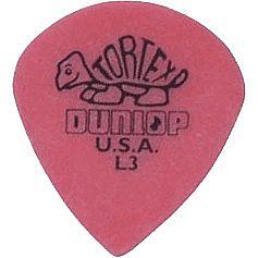 Foto van Dunlop tortex jazz 0.50mm rood plectrum met scherpe punt