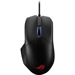 Foto van Asus rog chakram core ergonomische gaming-muis usb optisch zwart 9 toetsen 16000 dpi verlicht