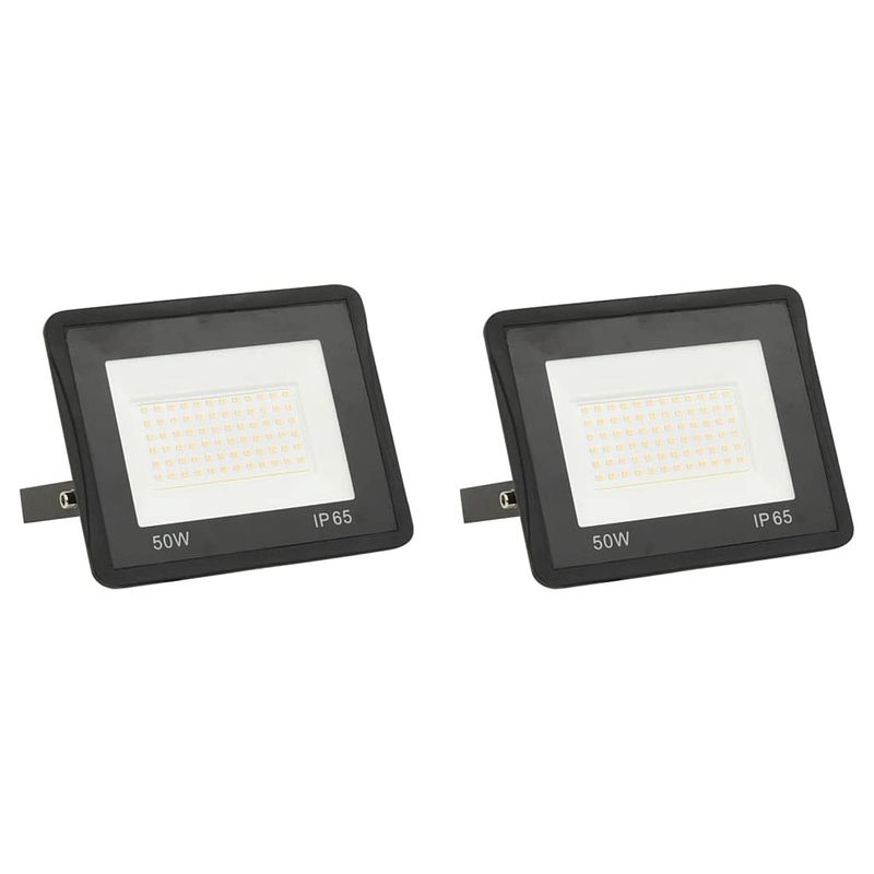 Foto van Vidaxl spotlights 2 st led 50 w warmwit