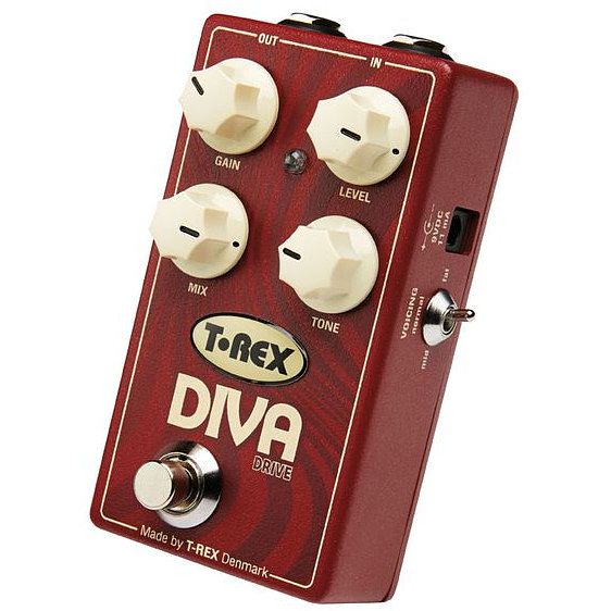 Foto van T-rex diva drive overdrive effectpedaal