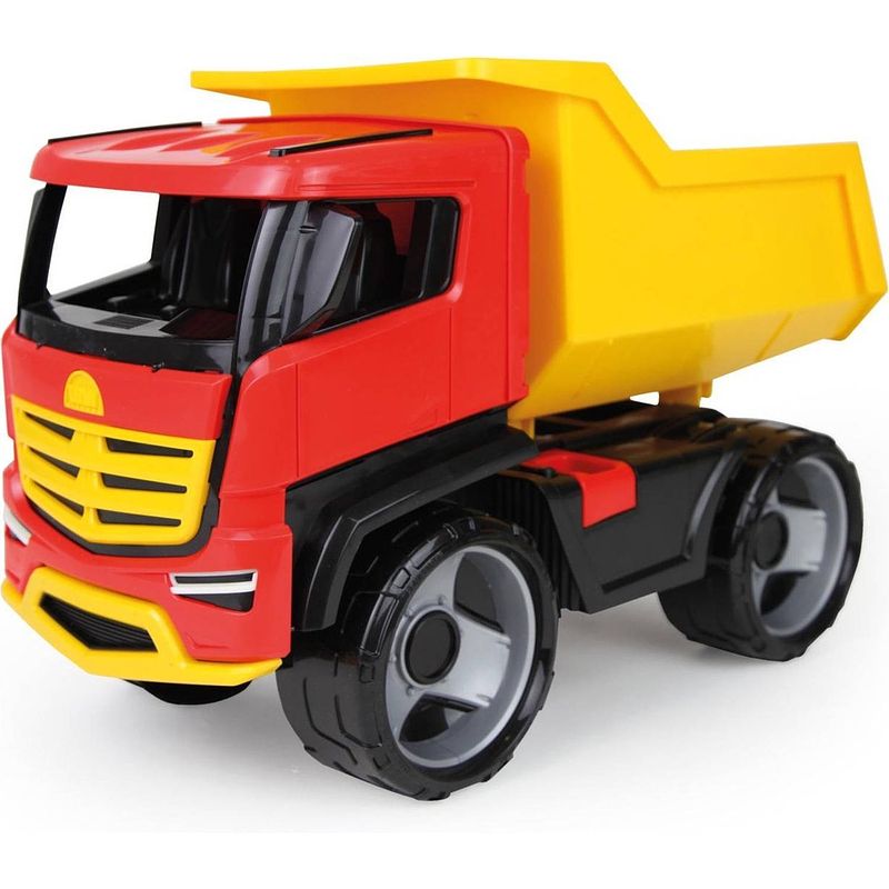 Foto van Lena kiepwagen titan jongens 51 x 26,5 cm rood/geel