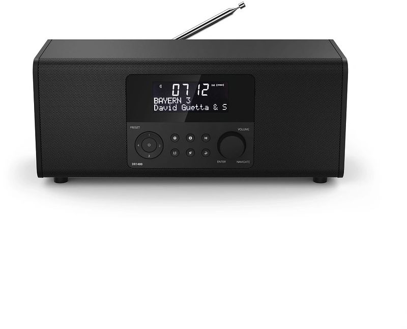 Foto van Hama dr 1400 dab radio zwart