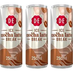 Foto van Douwe egberts ice mocha latte break 3 x 250ml bij jumbo