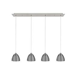 Foto van Highlight hanglamp whires small zwart 4 lichts