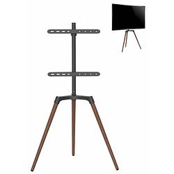 Foto van Tv beeldscherm standaard statief schildersezel design studio - draaibaar - tot 65 inch