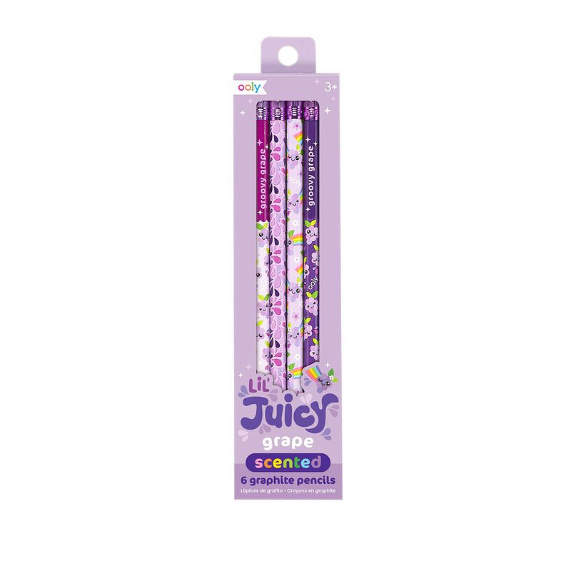 Foto van Ooly - lil juicy scented graphite pencils - grape