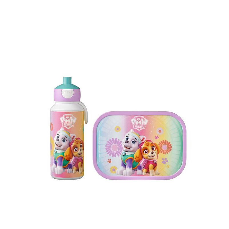 Foto van Mepal - campus lunchset (pop-up drinkfles en lunchbox) - paw patrol girls